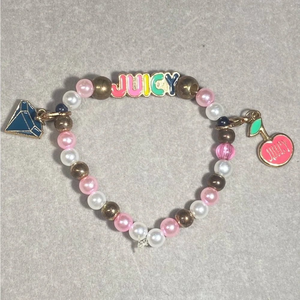 Hand Crafted Juicy Couture & Colorful Bracelet Set For Kids - Picture 4 of 4